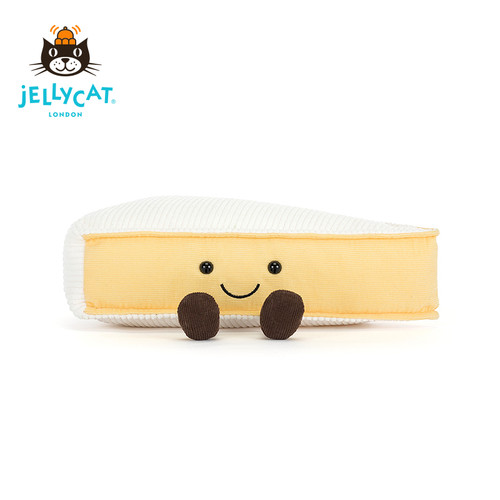 英国Jellycat趣味布里奶酪毛绒玩具安抚玩偶柔软公仔娃娃生日礼物
