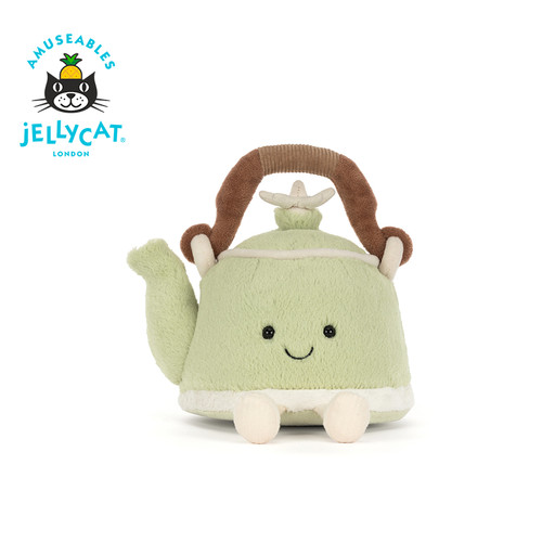 英国Jellycat趣味青芽茶壶（上海）毛绒玩具公仔玩偶生日礼物新品
