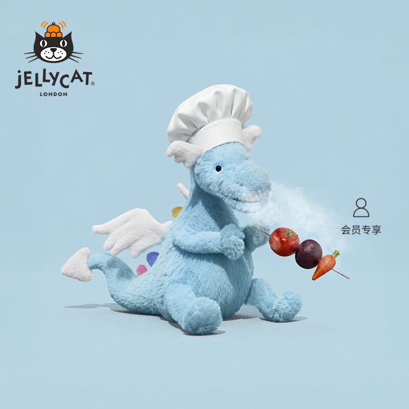 Jellycat天空龙毛绒玩具安抚玩偶儿童公仔娃娃陪伴生日新婚礼物