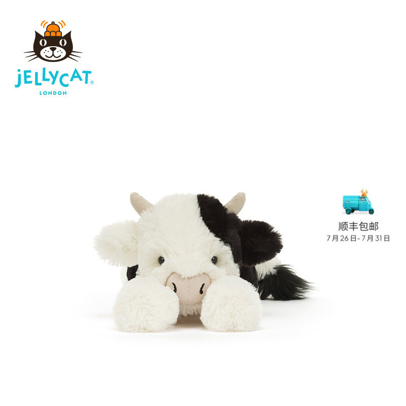 英国Jellycat史玛吉奶牛毛绒玩具娃娃玩偶安抚儿童公仔生日礼物 - 实物图
