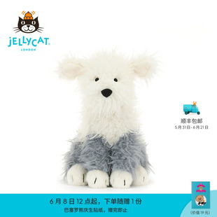 英国Jellycat埃瓦尔特牧羊犬毛绒玩具安抚玩偶公仔娃娃生日礼物