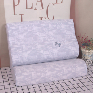 纯棉乳胶枕枕套40x60全棉加厚高低硅胶枕头套50x30成人颗粒枕枕巾