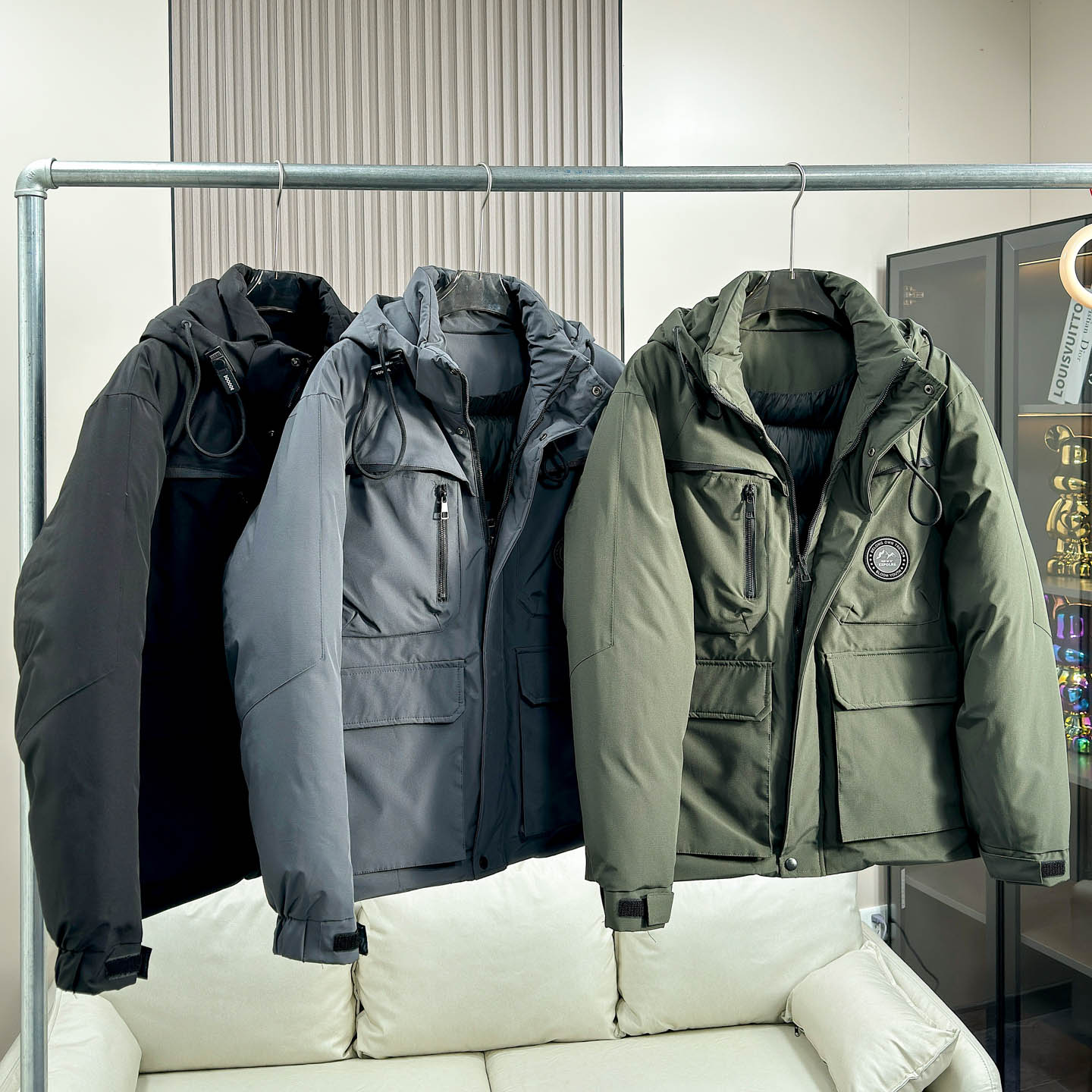 重工外贸防风耐磨加厚保暖棉衣男