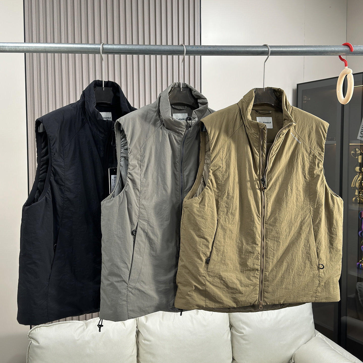 户外飞禽~耐磨防泼水 秋冬新款男士绗缝夹棉保暖立领棉衣马甲背心,男装,常规马甲,淘宝优惠券,粉丝福利购,淘宝优惠卷