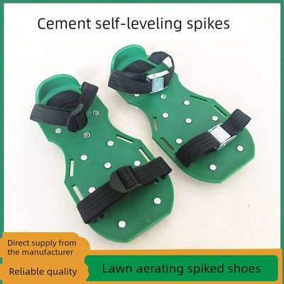 水泥平流平钉鞋园林松土4.5CM草地钉鞋环氧自流草坪充气松土鞋