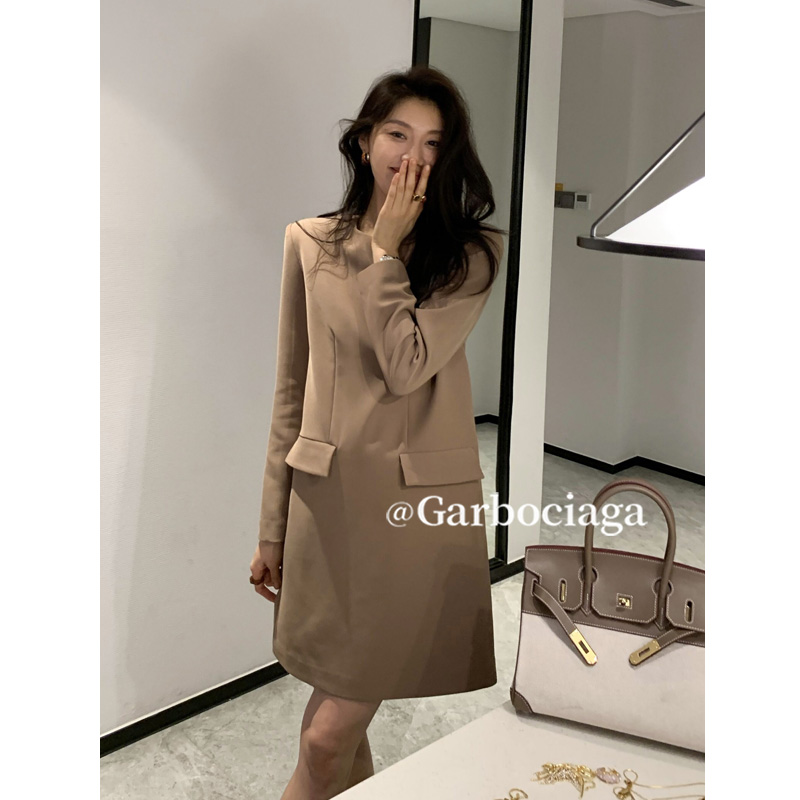 Garbociaga龍喜儿 旧城故事 通勤轻时尚职业OL简约直筒连衣裙0037 女装/女士精品 连衣裙 原图主图