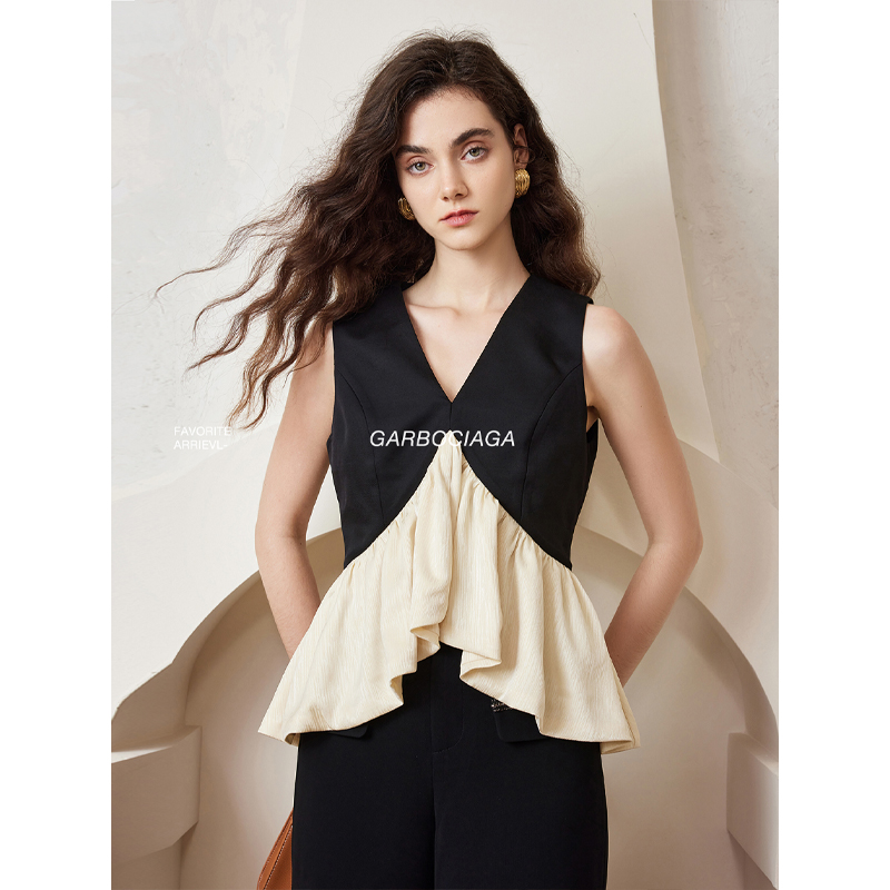 龙喜儿精纺羊毛+醋酸上衣