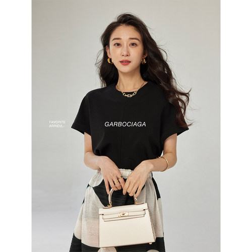 龍喜儿高支高密木浆纤维T恤