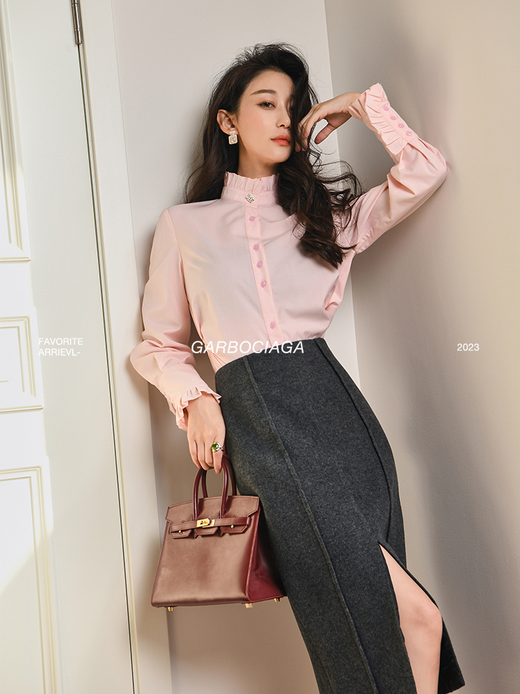 中长裙一步裙半身裙龍喜儿