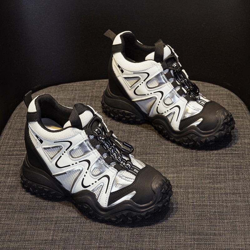 内增高9CM丑萌老爹鞋女春季单鞋