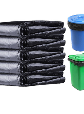 垃圾袋特大号商用黑色加厚60x80餐饮酒店物业环卫厨房100塑料袋子