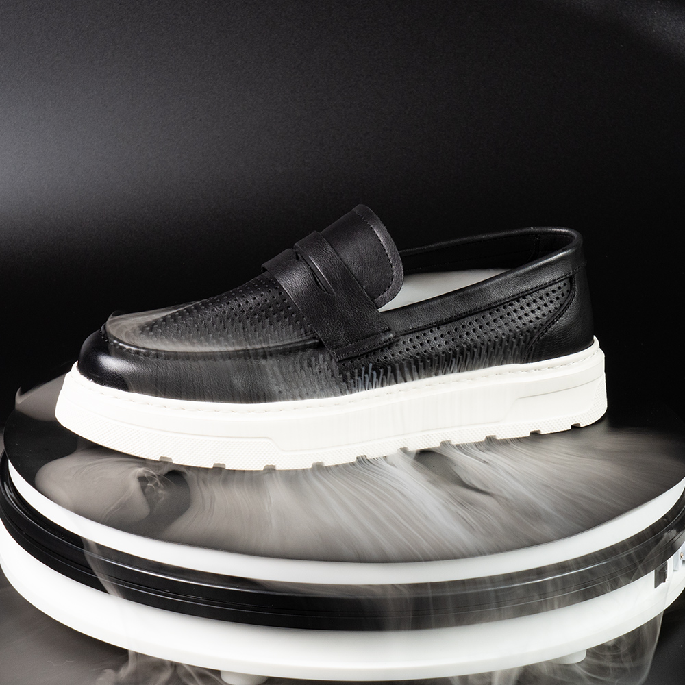 夏季镂空一脚蹬轻便乐福鞋