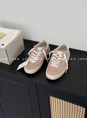 LEIF LORO/敢于奔赴的热爱！26ss 圆头小脏鞋做旧百搭休闲德迅鞋