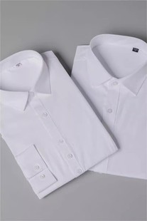 白衬衫长袖百搭西装保安业务员学生升旗手合唱团服装