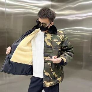 加厚棉大衣男冬季劳保棉服防寒保暖工作服加毛小棉袄短款加绒冷库