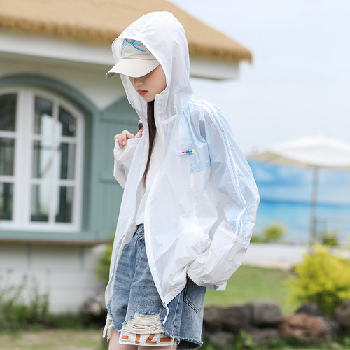 女大童防晒衣夏季薄款外套皮肤衣