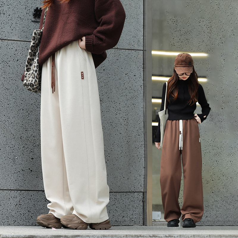 初中生女童裤子秋冬加绒