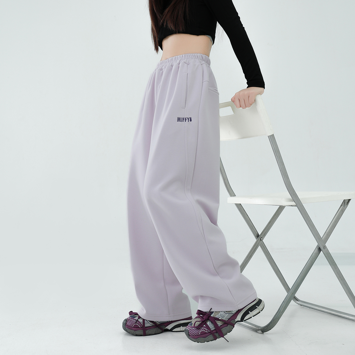 女童裤子春秋款2025新款儿童秋装休闲裤中大童秋季运动卫裤阔腿裤