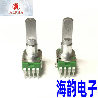 ALPHA0B10K电位器360度旋转4脚