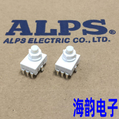 日本ALPS 汽车顶灯阅读灯开关直插3.8mm行程(双响键型)SPED420200