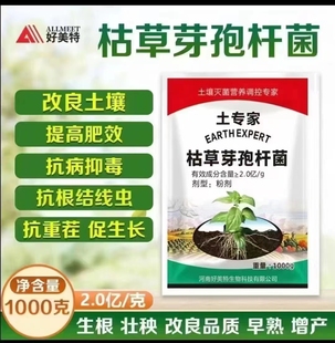 土专家枯草芽孢杆菌抗重茬死棵根结线虫防治土传病害根腐枯萎立枯