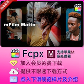 FCPX插件 82个复古怀旧老电影胶片边框遮幅多画面分屏插件