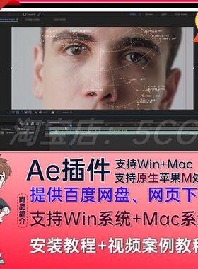 中文汉化自动化线条数值跟踪特效视频 AE插件 Tracery Win/Mac