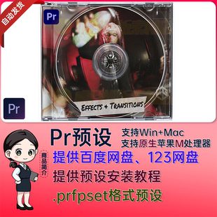 PR预设35种炫酷嘻哈说唱mv视频恶搞特效转场过渡预设PR插件