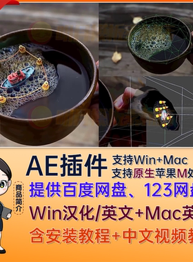 AE插件中文汉化Lockdown V3.1.2物体表面跟踪三维追踪特效WIN/MAC