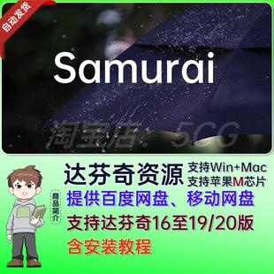 Ai智能锐化视频画质清晰度提升达芬奇插件Samurai 1.2.11 Win/Mac