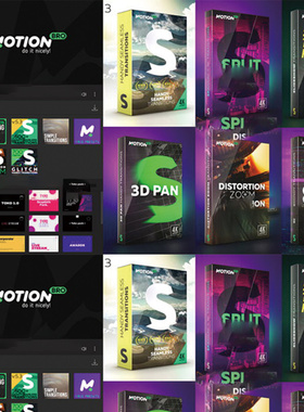 15套Motion Bro 2.3.3中文汉化AE扩展变脸预设AE脚本合集一键安装