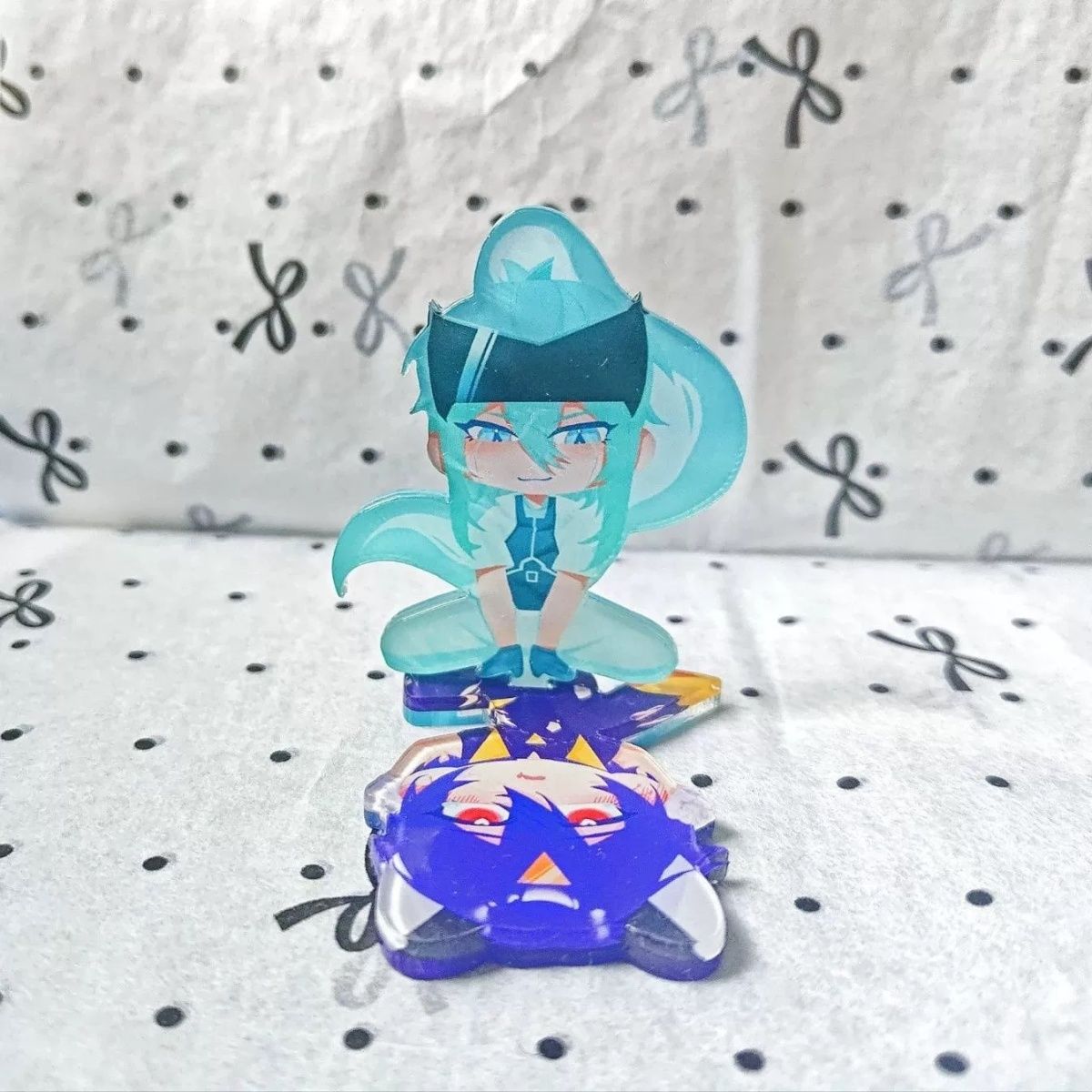 开心超人同款伽罗小心超人创意高颜值亚克力无边立牌摆件收藏礼物