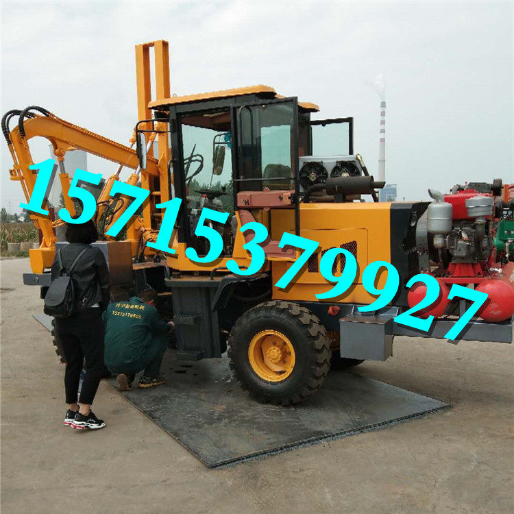 高速公路混凝土破桩机波形护栏打桩机地基建筑工程大型护栏打桩机