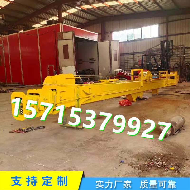 定做挖机改装伸缩大臂抓木机 28米筒臂式拉山机 桉树集材拉伸臂