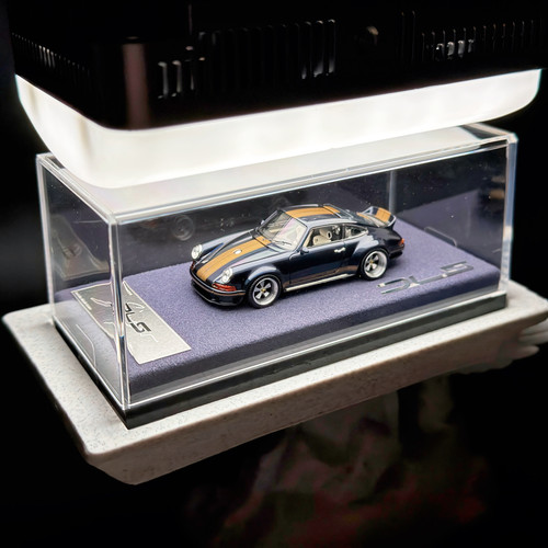 【金属蓝】DeepMaker 深匠1:64保时捷911 Singer DLS树脂汽车模型