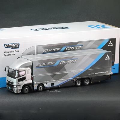 Tarmac Works SUPER GREAT三菱厢式货车翼展式 1:64 合金汽车模型