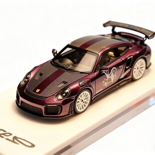 【佛山展会限定】SUHE 25年展会限定1:64 保时捷GT2RS 宝可梦车模