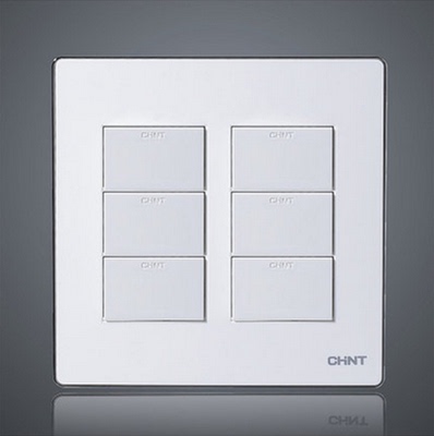 正泰120型new9e银边墙壁开关插座