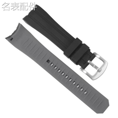 2025新款代用适用于弧口橡胶手表带代用华为watch4GT23pro活力弧
