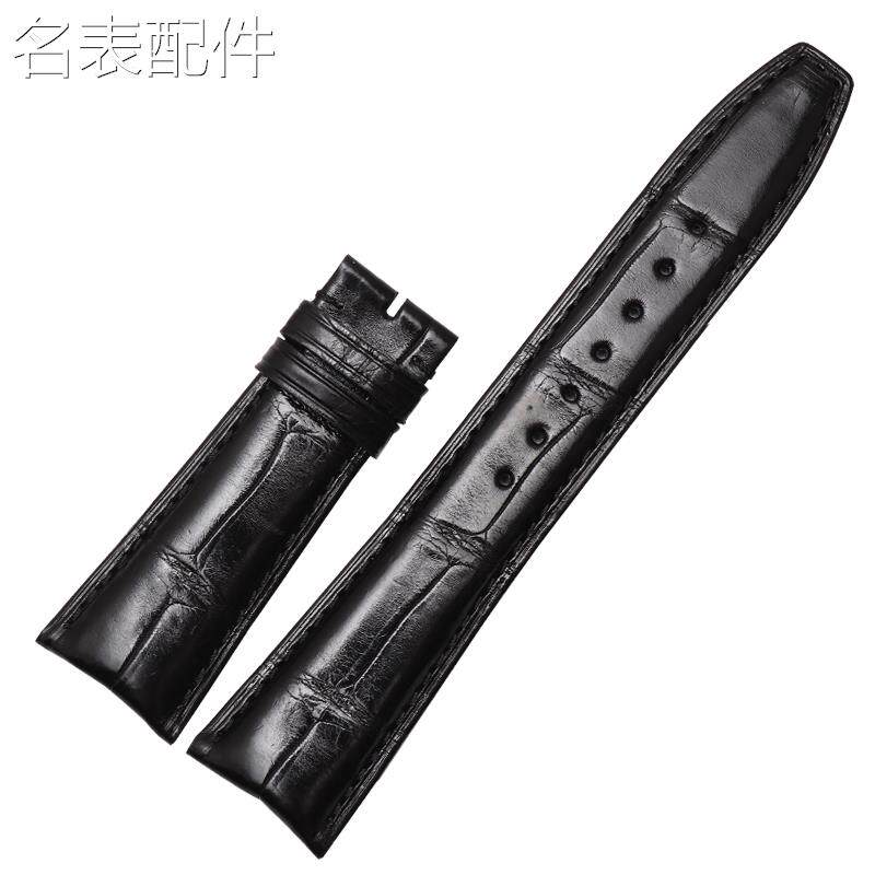 2025新款代用适用于私人定做定制大i竹节鳄鱼皮真皮表带美洲圆鳄