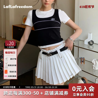 LAFREEDOM官方旗舰店百褶小短裙