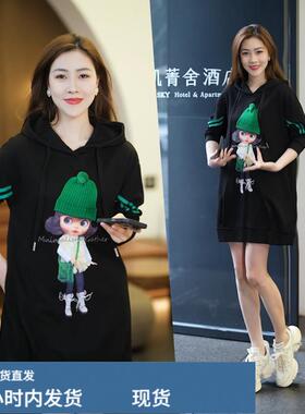 卫衣连衣裙女秋冬款2025