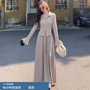早春装 穿搭一整套2026超火独特漂亮设计感气质绝美巨好看裙子套装