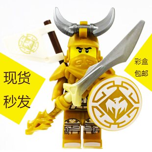 2024年新款兼容积木legao幻影忍者电影全套黄金神龙大师人仔12季