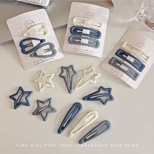 可爱星星小发夹女2024新款侧边刘海夹碎发夹bb夹爱心发卡夹子头饰