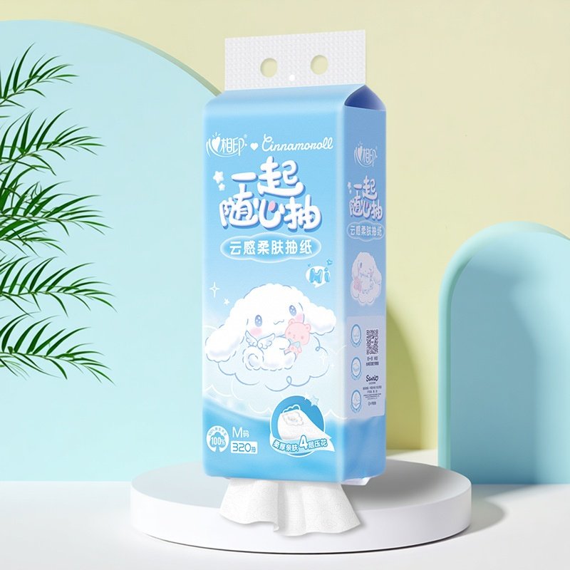 大耳狗随心抽云感320抽四层悬挂式提装面巾纸亲肤无香卫生纸厕纸,洗护清洁剂/卫生巾/纸/香薰,保湿纸巾/乳霜纸/云柔巾,淘宝优惠券,粉丝福利购,淘宝优惠卷
