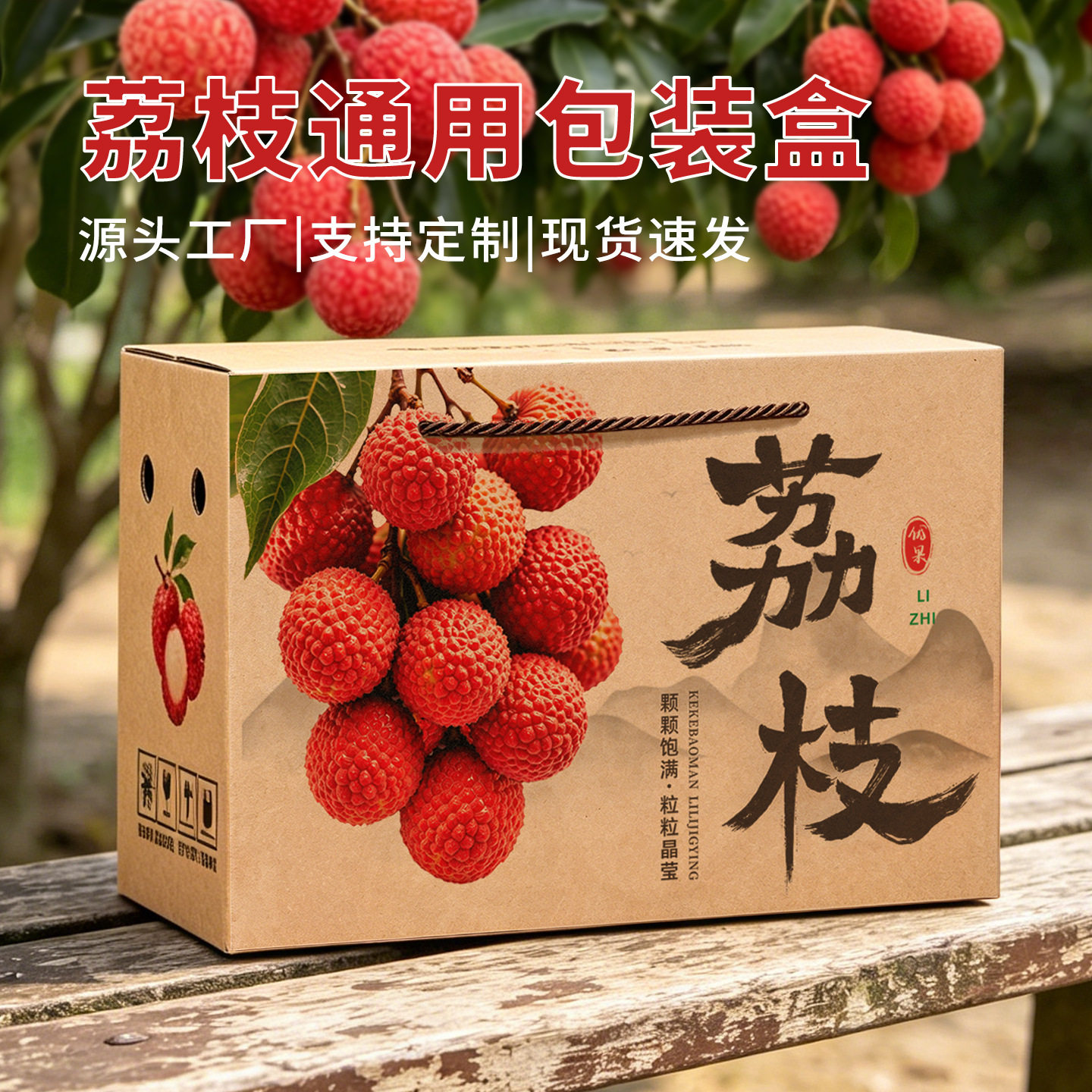 荔枝5-10斤装礼盒空箱现货