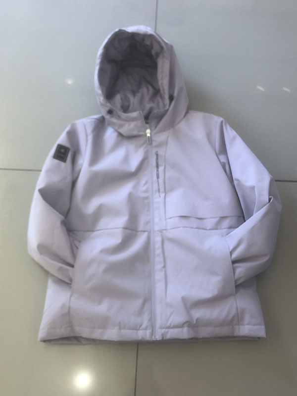 贵人鸟2023冬季新款羽绒服女子风衣款鸭绒保暖带帽外套2035B36