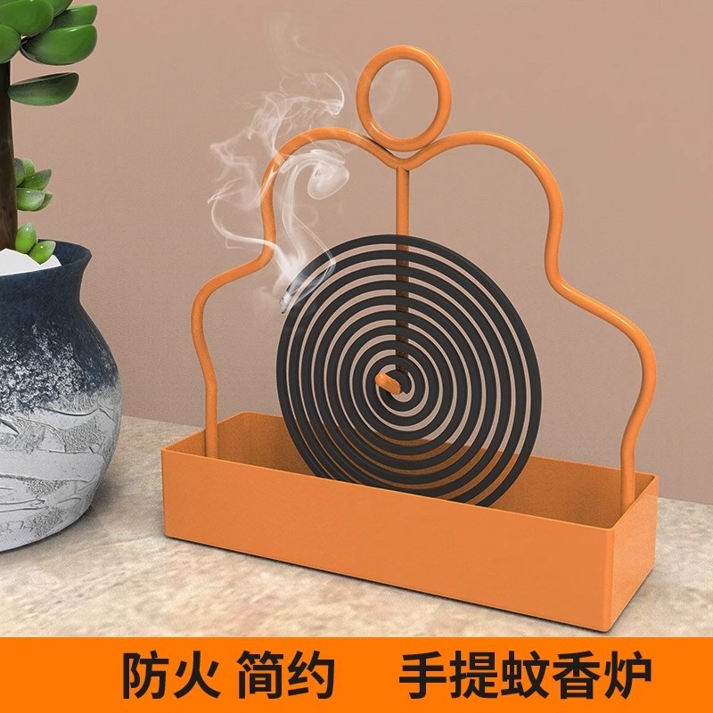 蚊香盘托创意铁艺蚊香檀香放置器
