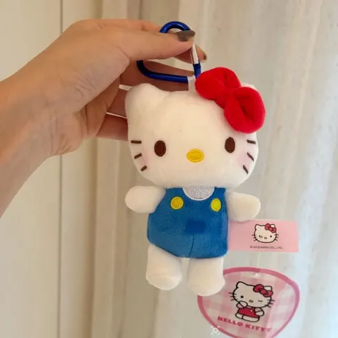 挂件毛绒公仔汽车正版玩偶钥匙扣可爱包包挂饰女友礼物HelloKitty